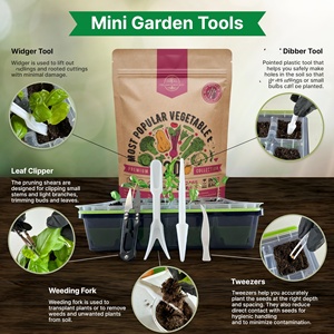 Heirloom Non-GMO 20 Variety Pack Home Garden Hydroponic Intérieur/Extérieur Jardinage-Plancher individuel Plantation de légumes dans des <span class=keywords><strong>pots</strong></span> - Product Image 6