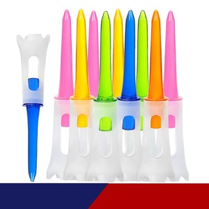 Logo personnalisé tees de <span class=keywords><strong>golf</strong></span> en plastique de couleur mélangée longueur 83mm emballé en vrac personnalisable - Product Image 4