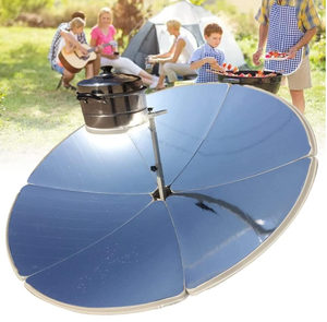 고효율 1.5m 포물선형 태양열 조리기 1800W 집광형 태양열 조리기 - Product Image 1