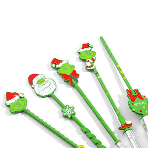 5 pièces cadeau spécial vert monstre sourire maquillage pinceau ensemble le sourire entourant brosse ensemble fard à paupières brosse décoration de noël - Product Image 4