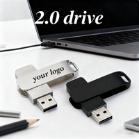 Flashdisk USB Metal Kecepatan Tinggi Baru 2.0/3.0 dengan Logo Kustom