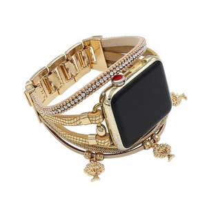 <span class=keywords><strong>Bracelet</strong></span> en <span class=keywords><strong>cuir</strong></span> tissé pour <span class=keywords><strong>Apple</strong></span> <span class=keywords><strong>Watch</strong></span>, bijoux bohème cadeau pour femmes, <span class=keywords><strong>bracelet</strong></span> boho en <span class=keywords><strong>cuir</strong></span> - Product Image 3