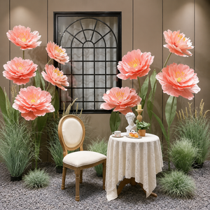 Arbre artificiel de fleurs de <span class=keywords><strong>cerisier</strong></span> rose personnalisé avec base <span class=keywords><strong>en</strong></span> métal pour la décoration de mariage, de centre commercial, d'hôtel et de commerce - Product Image 1