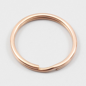 304 thép không gỉ Rose Gold chia Vòng Keychain phụ kiện <span class=keywords><strong>15mm</strong></span> 16mm 25mm 28mm 30mm vàng Keychain chia <span class=keywords><strong>Keyring</strong></span> O Ring - Product Image 2