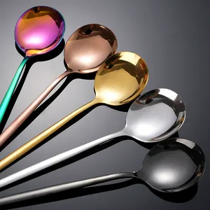 Số lượng lớn Bồ Đào Nha mạ vàng bạc thìa dĩa và dao thép không gỉ Flatware cho đám cưới - Product Image 6