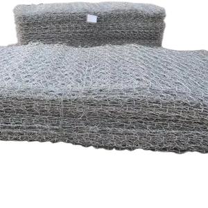 Easily Assembled Pvc Coated <strong>Galvanized</strong> 2x1x1 Gabion 80x100mm <strong>Hexagonal</strong> Gabion Box Baskets for Sale - Product Image 2