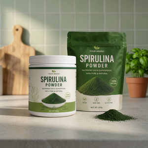 Poudre de spiruline pure, premium, végétalienne, sans gluten, antioxydante, superaliment vert, complément alimentaire 1 kg, nutrition naturelle à base de plantes - Product Image 1