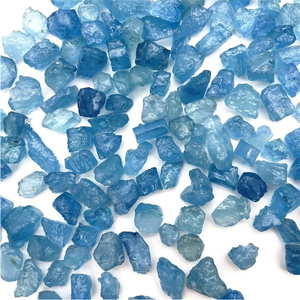Bán Buôn Số Lượng Lớn Tự Nhiên Đánh Bóng Nguyên Sỏi Đá Tinh Thể Con Chip Mẫu Pha Lê Bule Aquamarine Đá Cho Trang Trí - Product Image 5