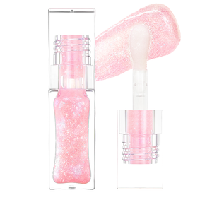 Gloss à lèvres en gros, faible MOQ, OEM, végétalien, marque privée, transparent, repulpant, hydratant, huile à lèvres fruitée teintée, minérale - Product Image 1