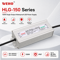 Alimentation LED étanche IP67 HLG-150W - Driver à tension/courant constant HLG-150 pour éclairage extérieur