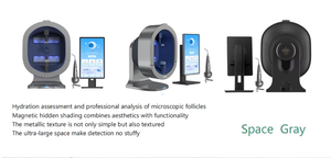 Analyseur de peau facial Medusa X5 2025 avec écran tactile miroir IA avancé, lumière LED pour détecter l'hydratation de la peau, cible le corps, compatible UE/Japon/États-Unis - Product Image 4