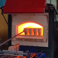Horno de Fusión Eléctrico Eficiente STA para Ensayos de Fuego, Equipo de Fusión de Muestras de Laboratorio para Análisis Mineral