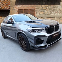 Capot en fibre de carbone sèche de style HM pour bmw F97 X3M G01 F98 X4M G02, kit de carrosserie de haute qualité