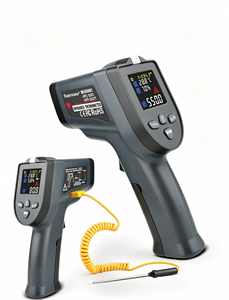 Color Screen Digital Infrared Thermometer, Industrial Laser Temp Gun with K-type Thermocouple - Product Image 1