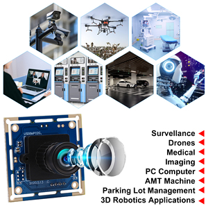 8MP Webcam 3264X2448 IMX179 Industrial Machine Vision Módulo de cámara USB para computadora <span class=keywords><strong>PC</strong></span> Escritorio - Product Image 6