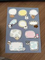 Etiquetas Adhesivas Decorativas para Cuadernos Escolares, Lindas Pegatinas de PP para Manualidades, Colecciones de Juguetes, Decoración Diaria del Hogar y Accesorios para Libros