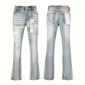 Jeans de marque de luxe de qualité supérieure, jeans en denim déchiré stretch hip-hop, streetwear, jeans <span class=keywords><strong>trompette</strong></span> pour hommes - Product Image 5