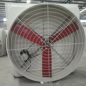 Novo design industrial de revigorizador de ar para avicultura, ventilação com lâmina de fibra de nylon, exaustor cone, ventilador de refrigeração