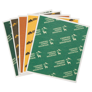 <b>Camping</b> Forest Mountain Dishcloth Rectangle Biodegradable Cleaning Cloth Outdoor <b>Kitchen</b> Use - Product Image 1