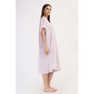 Camisón de Algodón para Mujer Talla Grande, Estampado Floral, Ropa de Dormir de Manga Larga, Ajuste Cómodo - Product Image 2