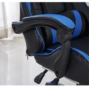Chaise de bureau ergonomique portable avec cadre en fer, siège inclinable manuel, hauteur réglable, idéale <span class=keywords><strong>pour</strong></span> le travail à domicile, les jeux et l'utilisation informatique - Product Image 6