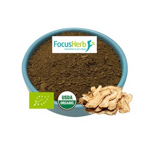 FocusHerb Venta caliente Extracto de hierbas de grado alimenticio Dong Quai Root Powder NOP & EU Polvo de Angélica chino orgánico - Product Image 1