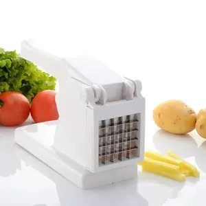 Handmatige Handpers Aardappelsnijmachine Voor Chips Frietjes Maker Cutter Chipper Chopper Groentesnijgereedschap Keuken Gadget