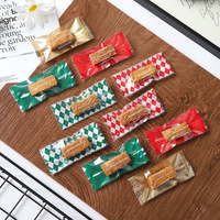 Sac d'emballage pour gâteau aux noix et caramel, emballage de bonbons de Noël, sac d'emballage de sucre Niujuan 4*9 cm