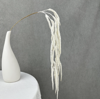 Plantes suspendues en gros « Larmes d'amoureux » style forêt, fleurs artificielles d'amarante pour plafond suspendu, décoration de mariage et de fête