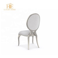 Chaise de salle à manger Louis au design moderne en bois massif de haute qualité pour la maison, le bar ou la restauration