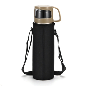 Botella de agua de bala de doble pared de acero inoxidable de nuevo diseño de 500ml con tapa botella de acero chapado en cobre - Product Image 1