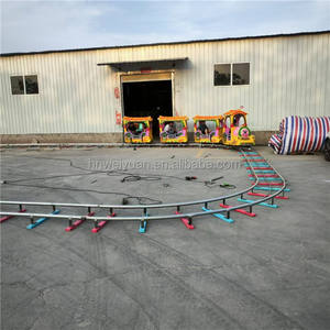 Precio barato Parque <span class=keywords><strong>de</strong></span> Atracciones atracción tren turístico pista 12 asientos atracción tren conjuntos tren eléctrico para la venta - Product Image 3