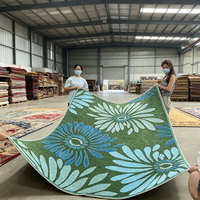 Tapis moelleux de luxe pour la maison, tapis vert antidérapant et doux pour le salon, la salle à manger, tapis personnalisés pour la chambre à coucher
