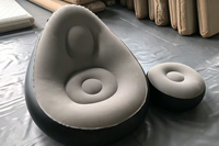 Fauteuil Gonflable Confortable et Léger avec Repose-Pieds pour Camping en Plein Air – Vente Directe Usine OEM