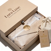 Boîte cadeau de luxe personnalisée, robuste, écologique, recyclable, en carton avec laminage mat, pour chaussettes et vêtements