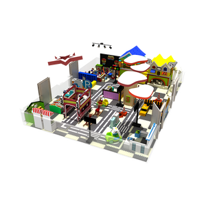 Equipo de patio interior para niños higiénicos Ciudad de juegos temática suave para niños con diseño de bajo mantenimiento para parques temáticos - Product Image 3