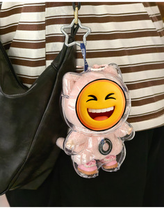 Clear Protective Case for Fanshente Plush <strong>Doll</strong> Bags Transparent Cotton <strong>Doll</strong> Storage Cover Thickened PVC Dustproof Protector - Product Image 1