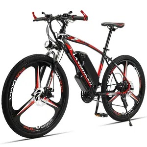 Est selling-Bicicleta eléctrica de 27,5 pulgadas para adulto, bici de montaña con marco luminoso de 25KM A48 V 27 velocidades
