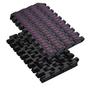 Certificaciones de calidad <span class=keywords><strong>PL</strong></span> 1005 Cinta modular de superficie de goma Transporte de alimentos Bebidas Paquete envuelto retráctil POM PP Correa de nailon - Product Image 1