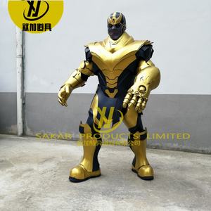 Superhéroe mascota <span class=keywords><strong>Thanos</strong></span> Cosplay traje adulto casco y armadura para la venta Robot mascota <span class=keywords><strong>disfraz</strong></span> personalizado disfraces de Halloween - Product Image 4