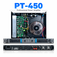 Amplificateur de puissance professionnel 1U double canal 400W avec transformateur toroïdal pour sonorisation live, enceintes DJ et systèmes PA