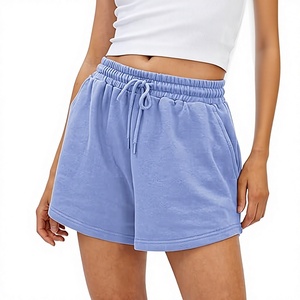 Pantalones Cortos Deportivos de Cintura Alta Elástica para Mujer, con Logotipo Personalizado, de Secado Rápido, Levanta Glúteos, de Spandex, para Gimnasio - Product Image 1