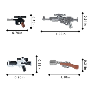 WQ31001-31005 Juego de Accesorios de Armas de la Guerra de las Galaxias, Bloques de Construcción Educativos para Niños, Juguetes de Regalo - Product Image 2