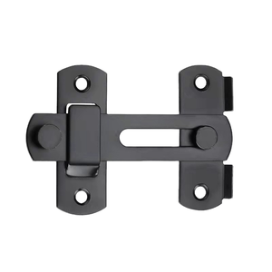 Charnière plate en fer finition oxyde noir pour installation domestique - Product Image 1