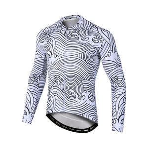 Anti Bacterial Odor Resistant Custom Design Style Fabric UV Protection <b>Long</b> <b>Sleeve</b> Spring Autumn Road Bike <b>Cycling</b> <b>Jersey</b> - Product Image 2