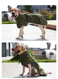 Polar kalın ve sıcak köpek giysileri ile kış evcil hayvan giysileri, yansıtıcı ve su geçirmez ceketler köpek aksesuarları - Product Image 6