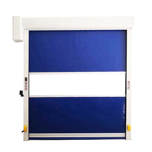 Portes en tissu <span class=keywords><strong>PVC</strong></span> industrielles modernes, imperméables et à haute vitesse pour les entrées commerciales, les supermarchés et les fermes - Product Image 4