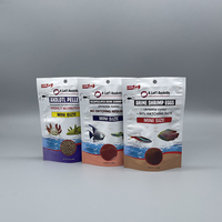 Conception personnalisée pochette debout avec fermeture éclair pochette d'emballage alimentaire pour chien chat sac en plastique d'alimentation animale