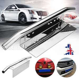 Soporte de Montaje Plateado para Barra de Luces Delantera de Coche, Soporte para Matrícula de Coche, Soporte para Barra de Luces de Matrícula Delantera de Automóvil - Product Image 1