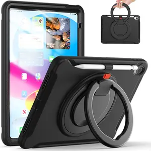 360 Rotate Stand On Back Design TPU Bumper Case For IPad 10th Generation 2022 10.9 Inch